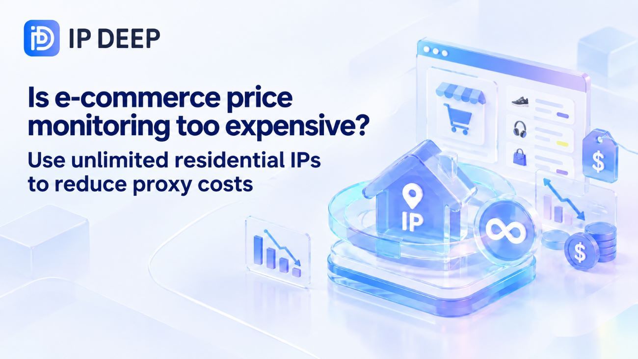 E-Commerce Price Monitoring with Unlimited Residential Proxies