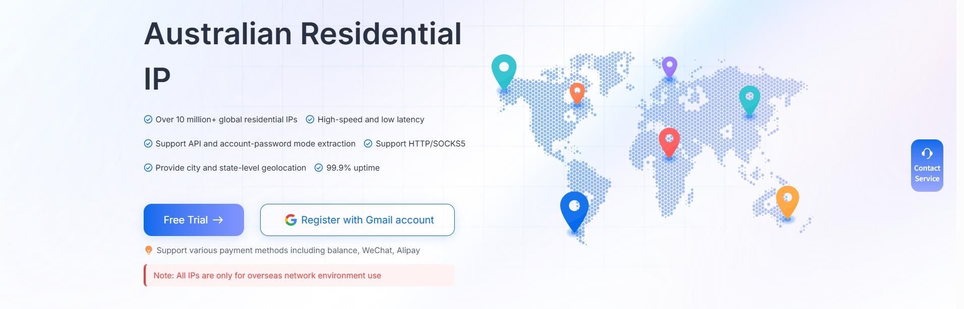 IP residencial de Australia