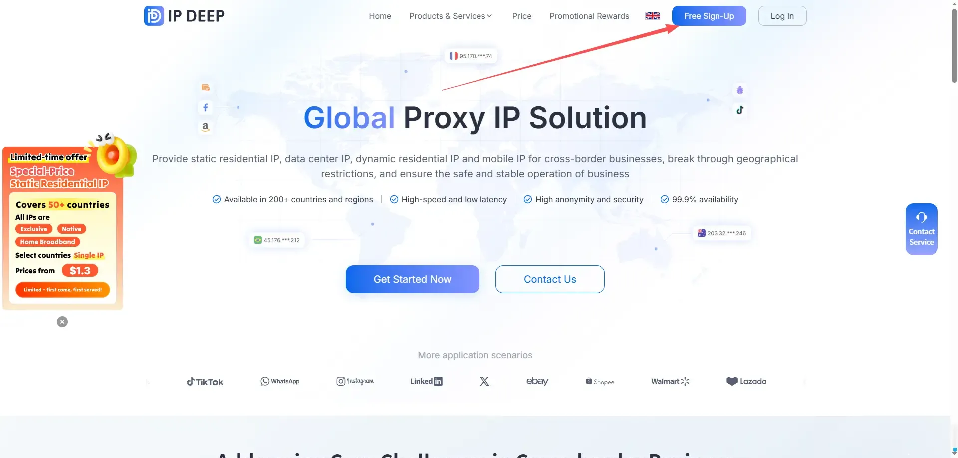 Register IPDEEP Account