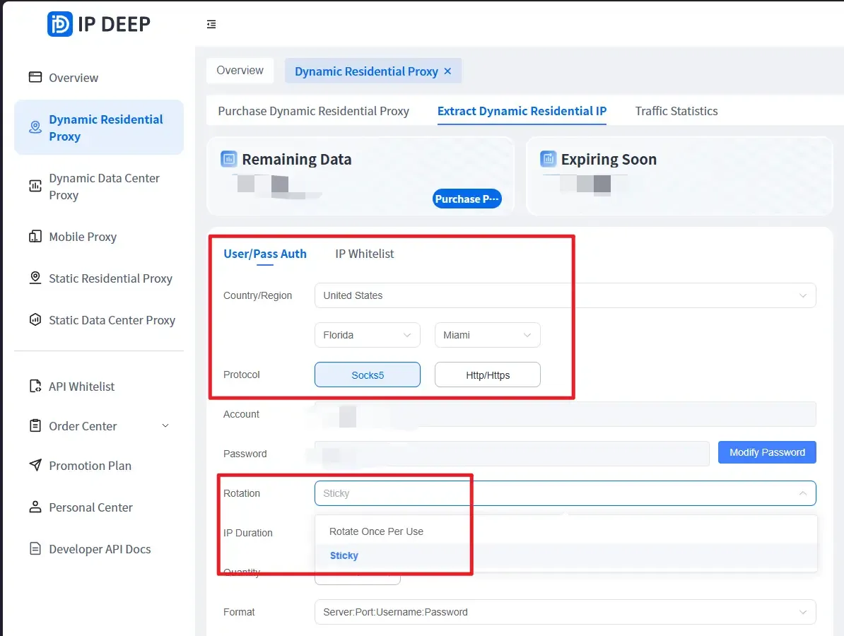 IPDEEP Supports Faster IP Targeting to Miami, Florida, USA, and Dynamic Rotation