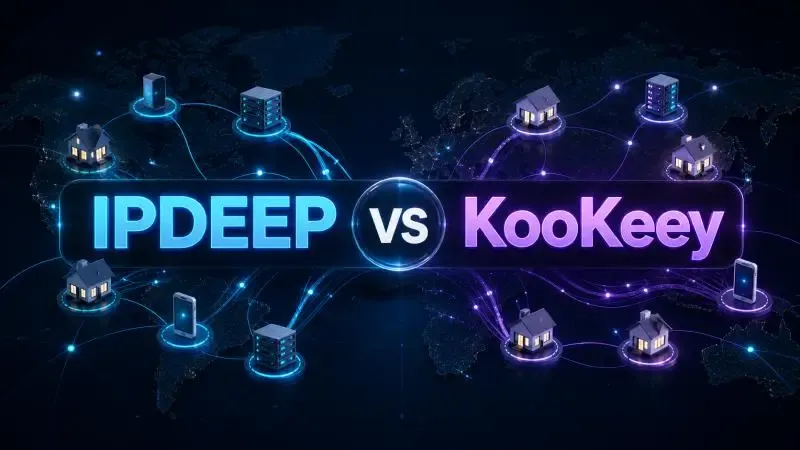 IPDEEP與Kookeey哪個好?住宅代理IP產品與價格對比
