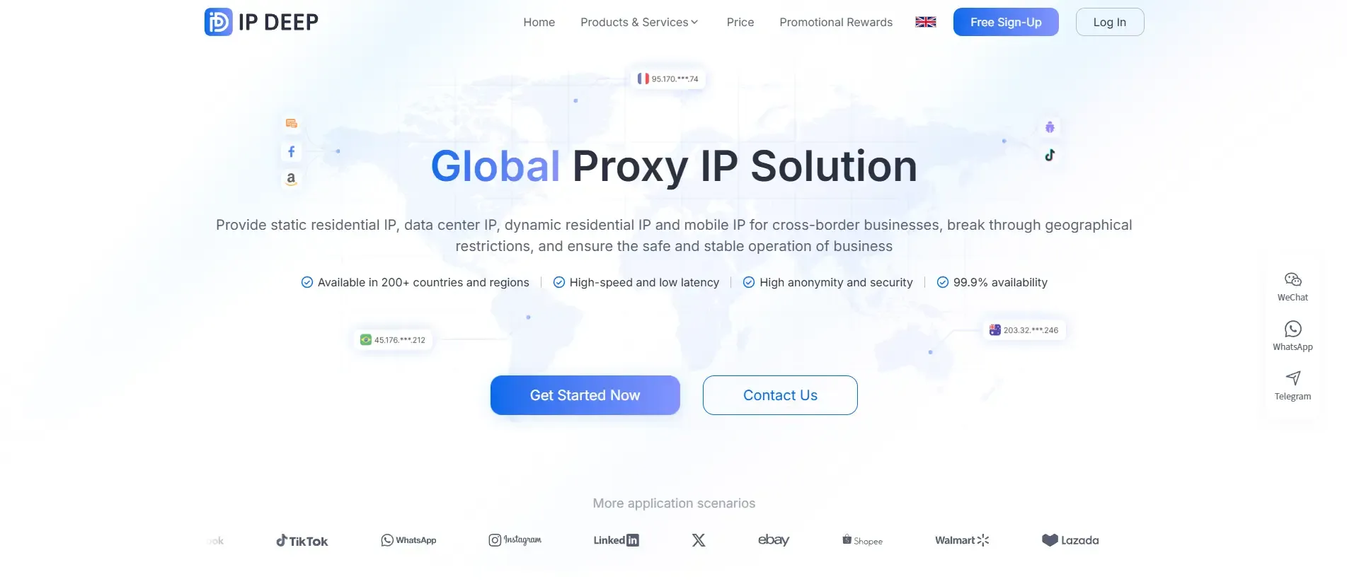 IPDEEP Global Proxy IPs