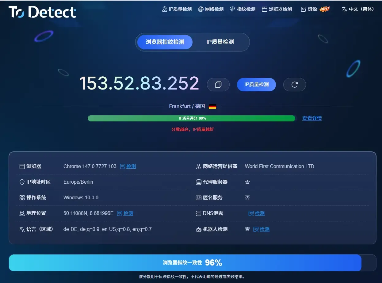 指纹浏览器信息