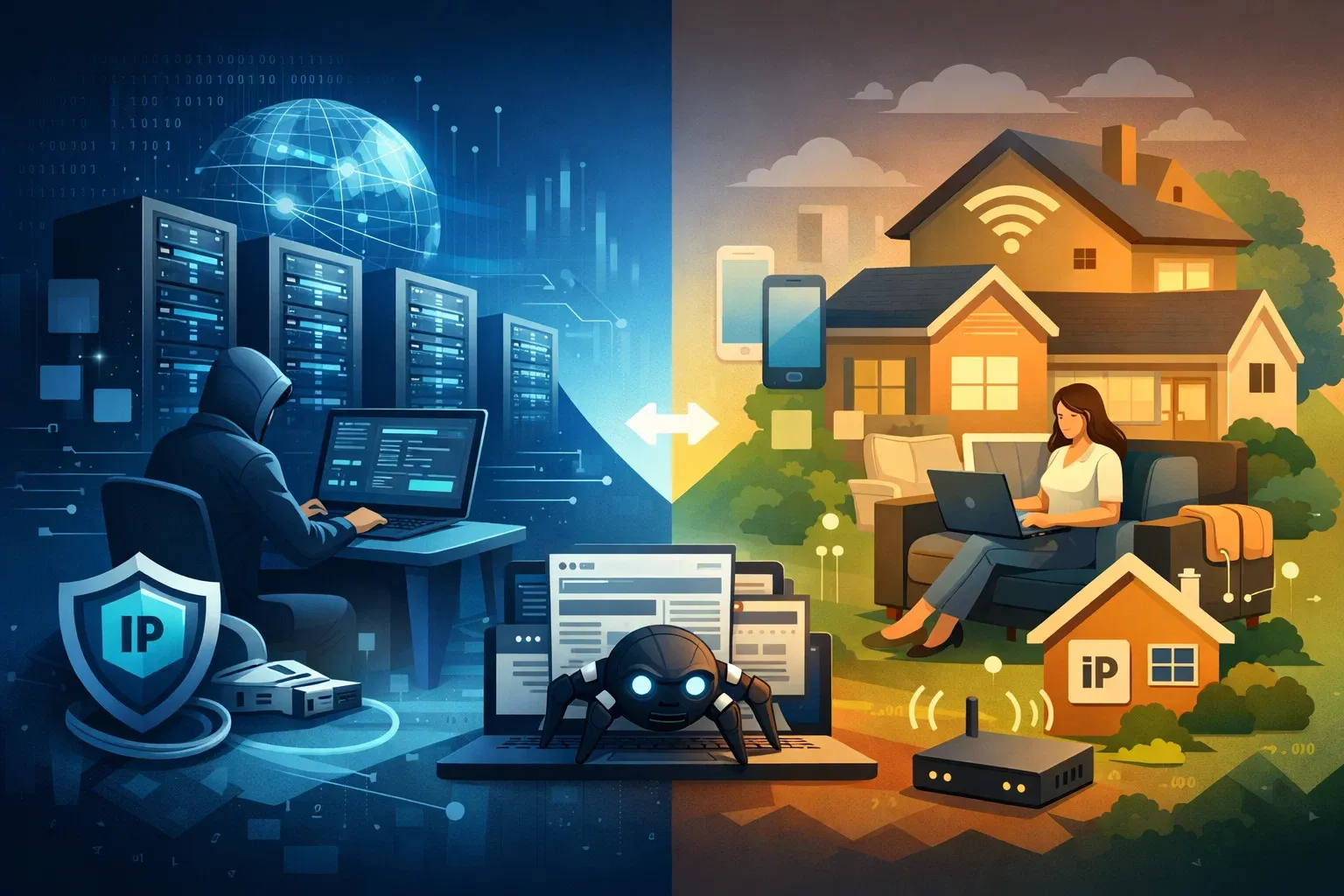 Dynamischer Rechenzentrums-Proxy vs. Dynamischer Residential-Proxy: Welcher ist der Richtige für Sie?
