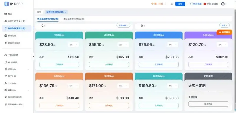 IPDEEP不限量住宅代理